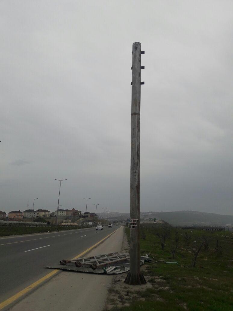 Güclü külək yol təsərrüfatına 35 min AZN ziyan vurub -  RƏSMİ