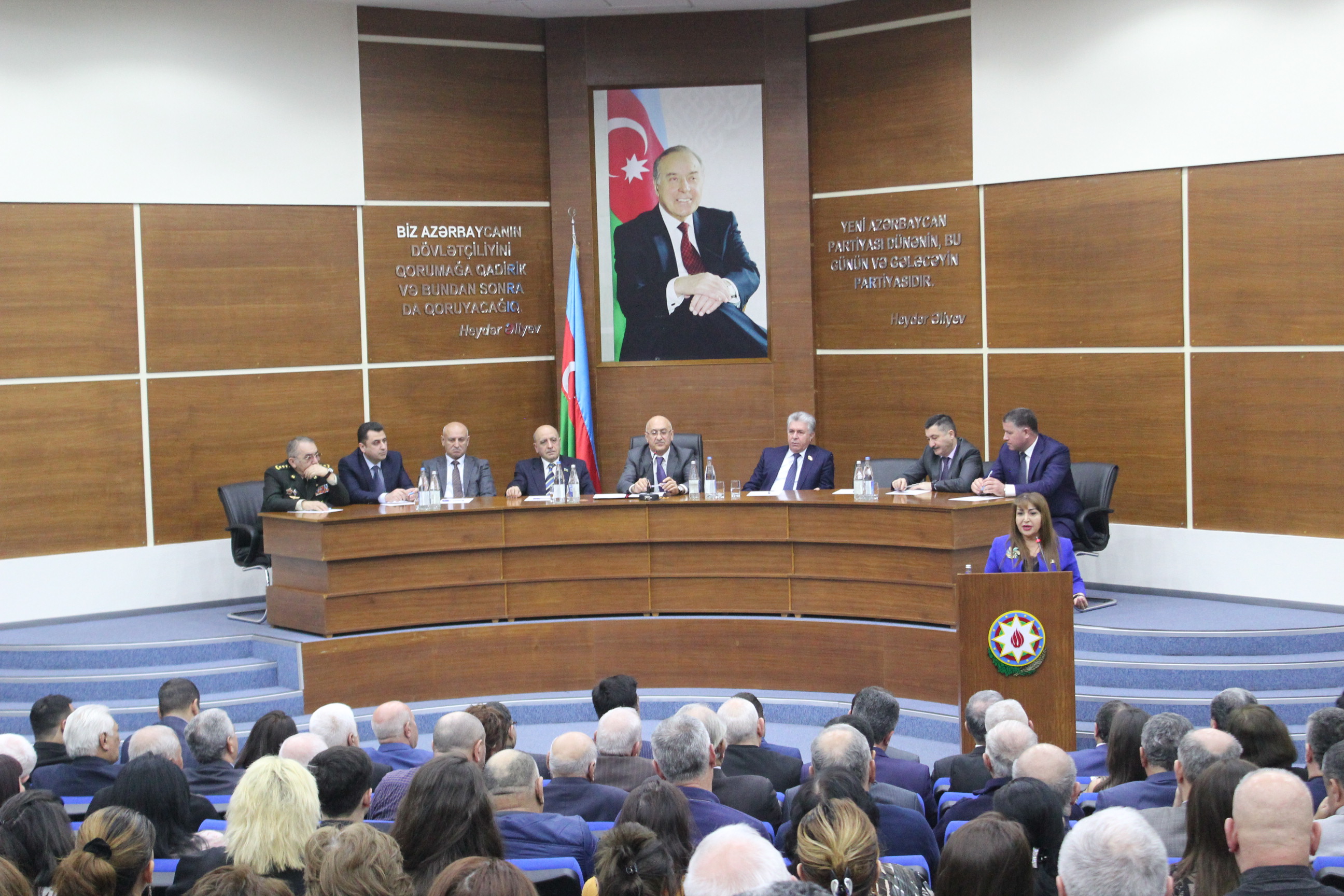 Nizami rayonunda Soyqırımıla bağlı tədbir keçirildi -  FOTOLAR