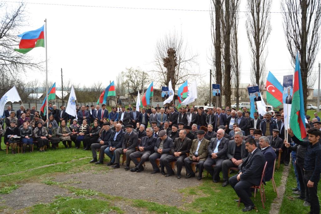 İsmayıllılar İlham Əliyevə belə dəstək verdilər -  FOTOLAR