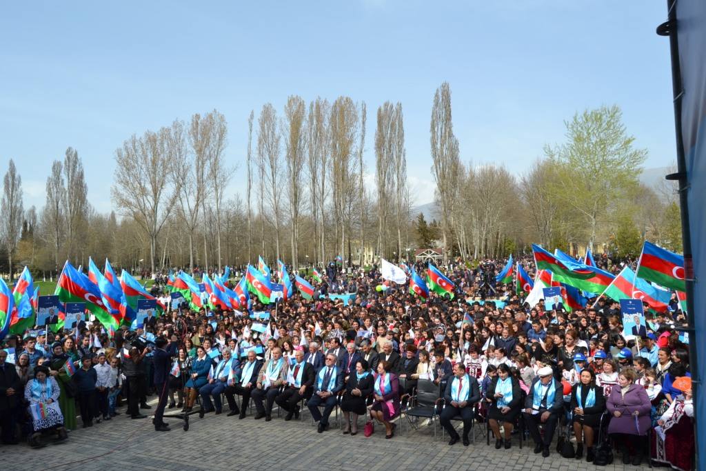 İsmayıllılar İlham Əliyevə belə dəstək verdilər -  FOTOLAR