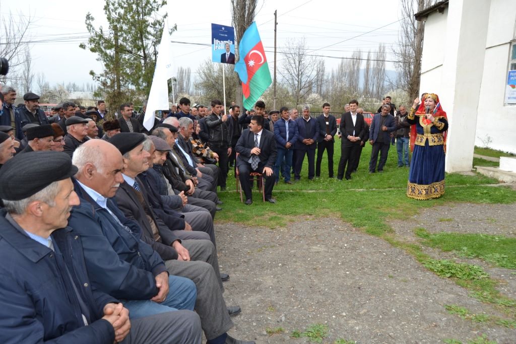 İsmayıllılar İlham Əliyevə belə dəstək verdilər -  FOTOLAR