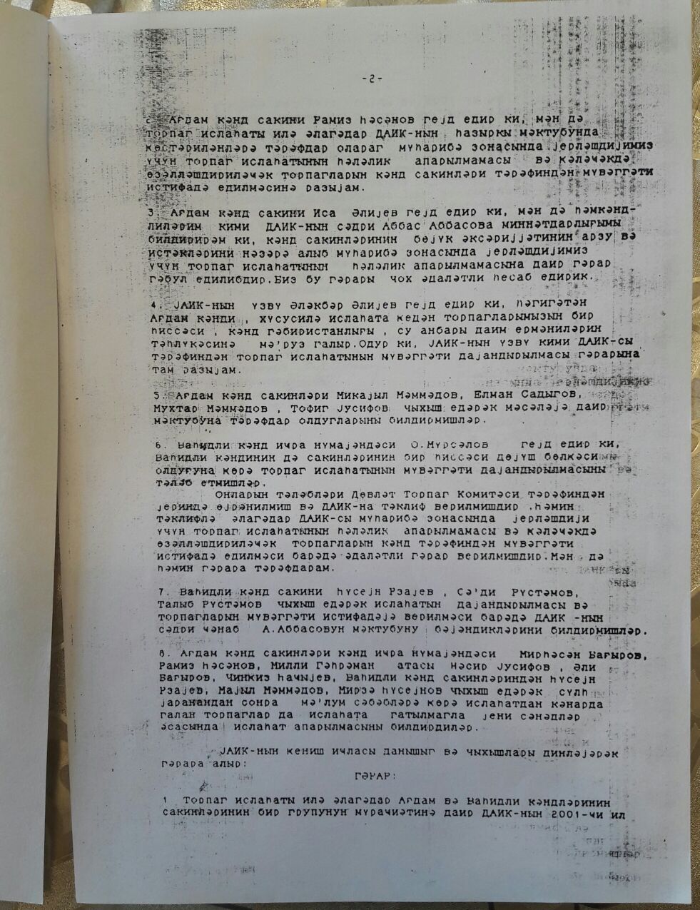 Tovuzda iki kəndin sakinləri torpaq üstündə düşmənə çevriliblər -  FOTOLAR - VİDEO