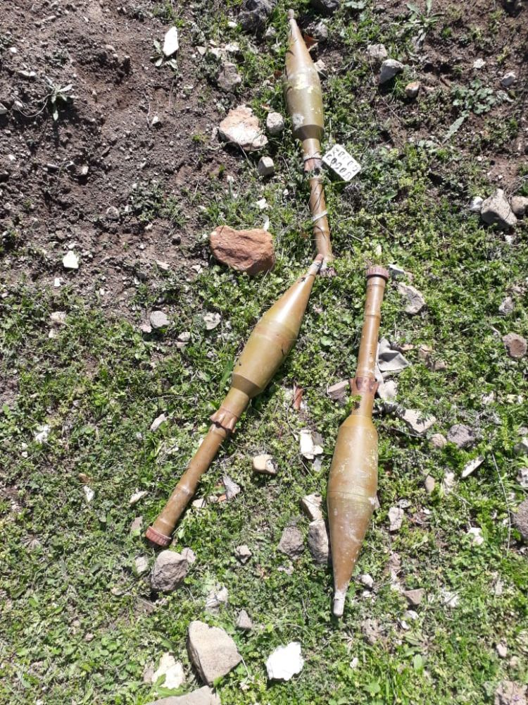 Göygöldə 3 ədəd PQ-7L raketi tapıldı  - FOTOLAR
