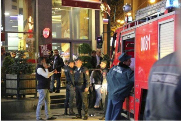 İrəvanda partlayış -  yaralananlar var - FOTO