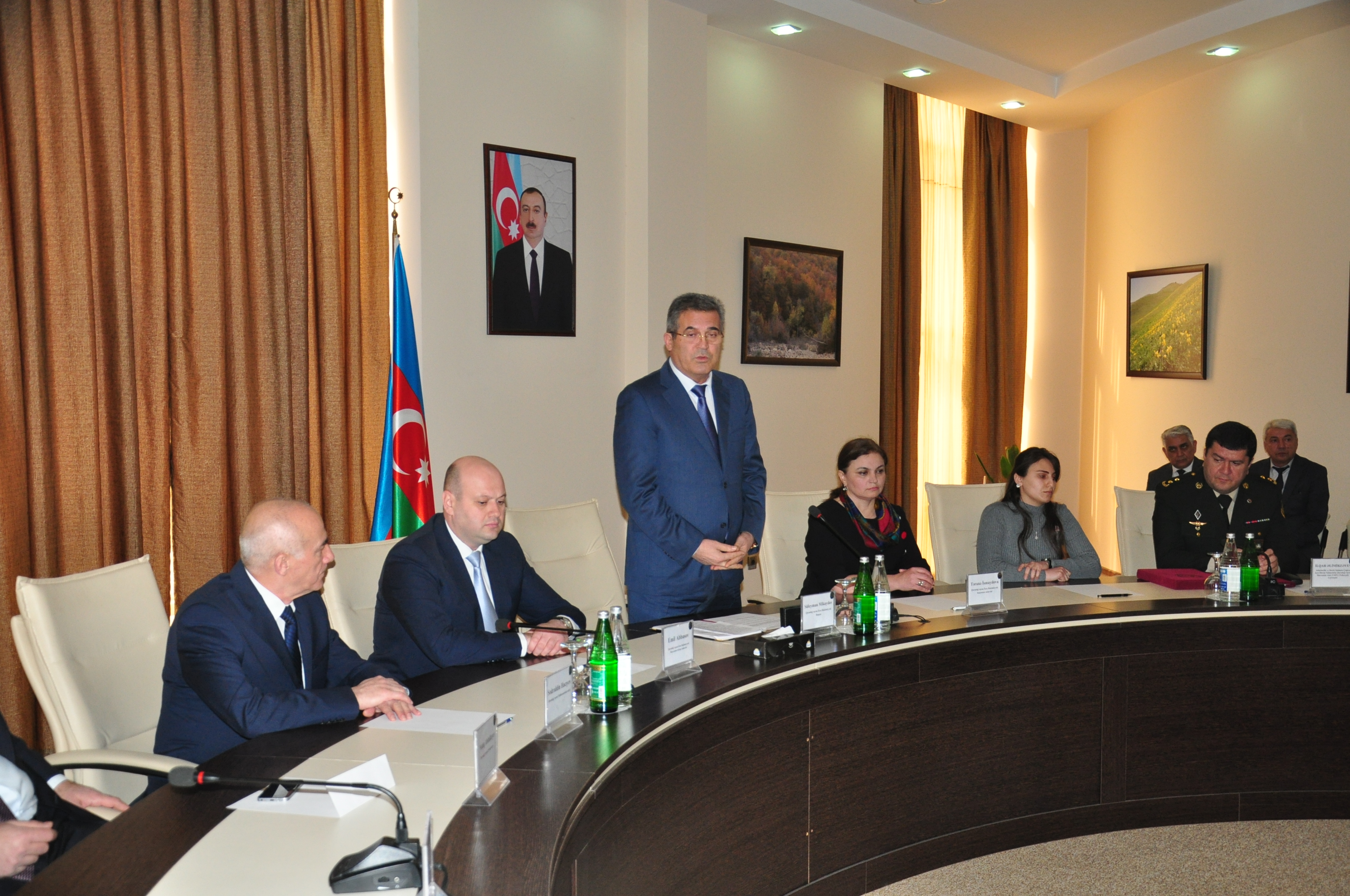 Aprel döyüşlərinin iştirakçıları ilə görüş oldu - FOTOLAR