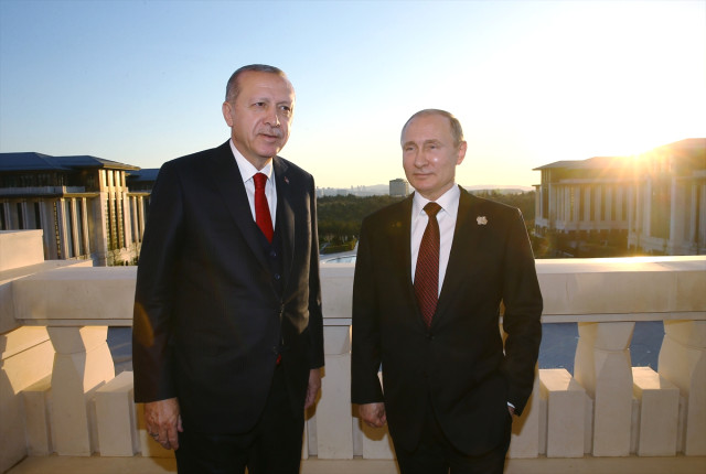 Ərdoğan Putini güldürdü -  FOTOLAR
