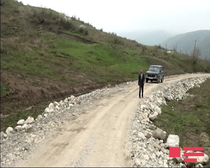 İsmayıllı və Şamaxıdakı sürüşmə zonalarına baxış keçirildi - FOTOLAR