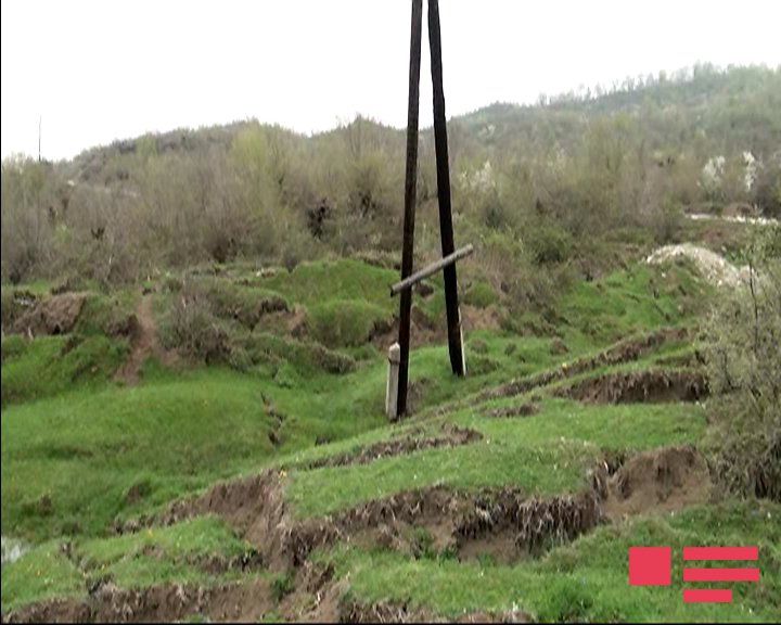 İsmayıllı və Şamaxıdakı sürüşmə zonalarına baxış keçirildi - FOTOLAR