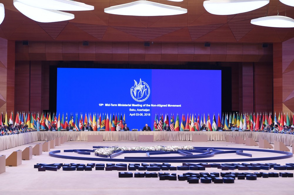 Bakıda beynəlxalq toplantı başlayıb - FOTOLAR