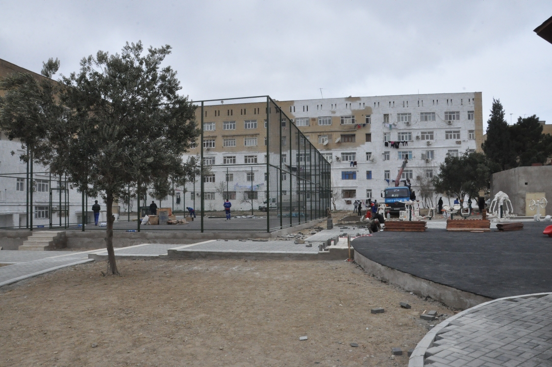 Qaradağda Abad məhəllə layihəsinin icrası davam etdirilir - FOTO