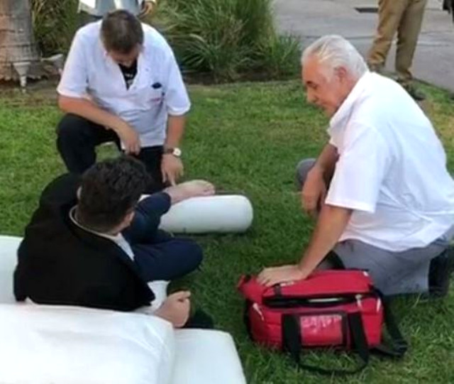 Ronaldonu təkrarlamaq istəyən jurnalist faciə ilə üzləşdi   - HADİSƏ ANI - VİDEO 