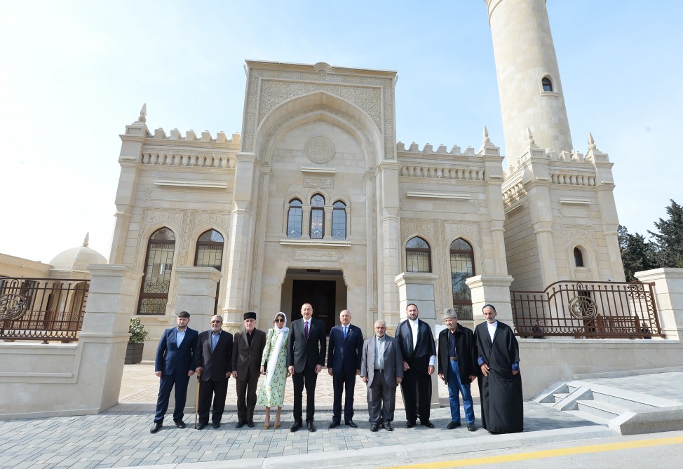 İlham Əliyev məscidin   AÇILIŞINDA - YENİLƏNİB