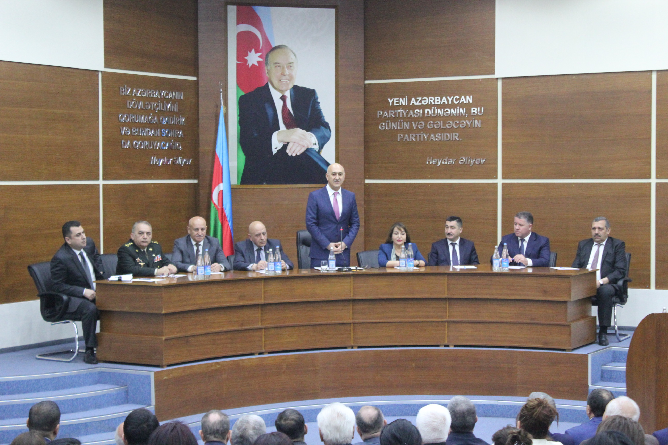 Nizami rayonunda hesabat yığıncağı keçirilib - FOTOLAR