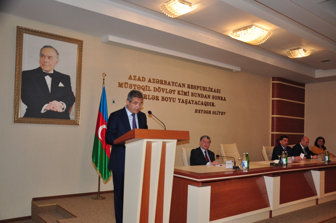 Qaradağ Rayon İcra Hakimiyyətinin hesabat yığıncağı  - FOTOLAR