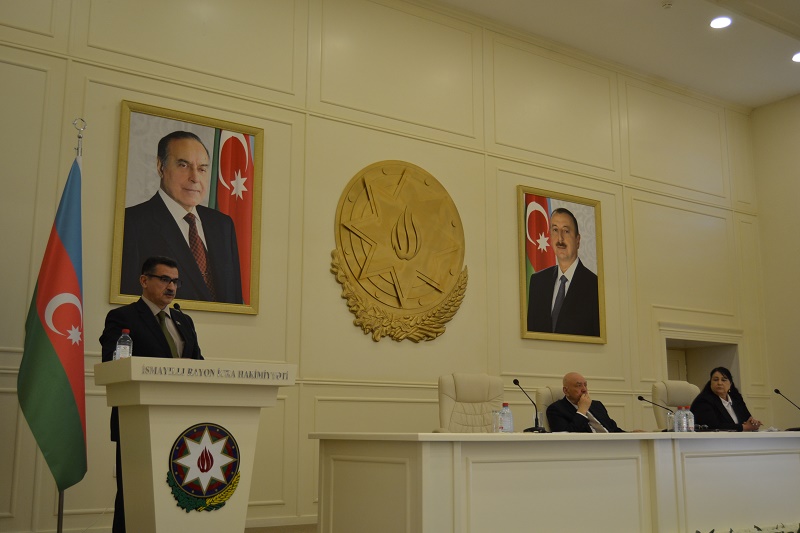 İsmayıllıda 2018-ci ilin birinci rübünün yekunları müzakirə olunub - FOTOLAR