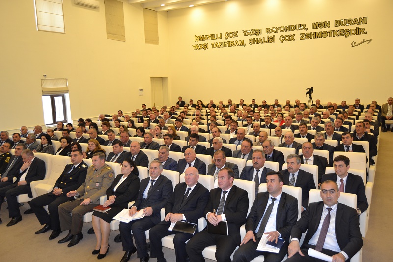 İsmayıllıda 2018-ci ilin birinci rübünün yekunları müzakirə olunub - FOTOLAR