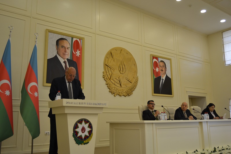 İsmayıllıda 2018-ci ilin birinci rübünün yekunları müzakirə olunub - FOTOLAR