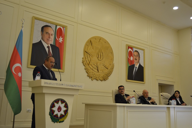 İsmayıllıda 2018-ci ilin birinci rübünün yekunları müzakirə olunub - FOTOLAR