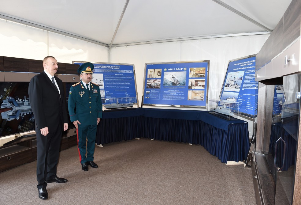 İlham Əliyev Tufan gəmisində -  FOTOLAR (YENİ-2)