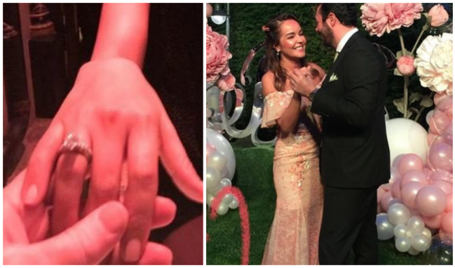 Məşhur müğənni nişanlandı   - FOTO