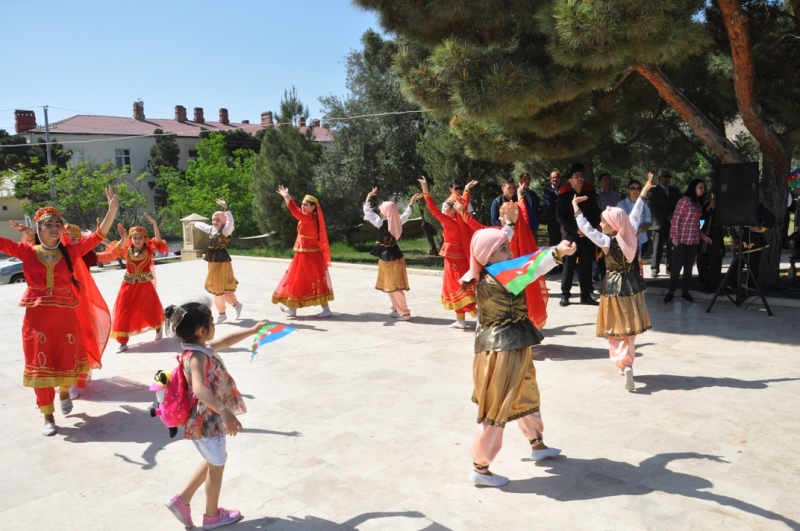 Qaradağda ulu öndər anıldı - FOTOLAR