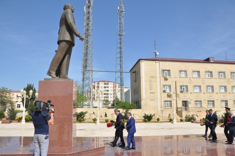 Qaradağda ulu öndər anıldı - FOTOLAR