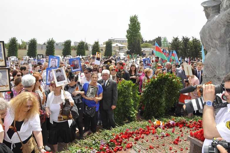  Nərimanovda müharibə veteranlarının günü qeyd olundu  - FOTO