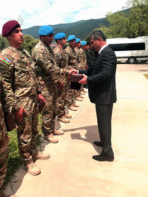 Zakir Həsənov hərbçilərimizi mükafatlandırdı  - FOTOLAR