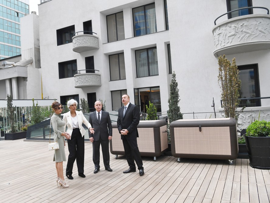 İlham Əliyev və xanımı Dinamo otelinin   AÇILIŞINDA - YENİLƏNİB- FOTOLAR