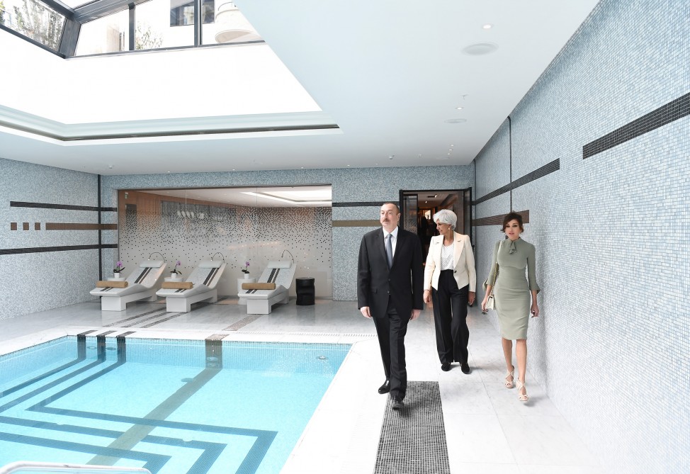 İlham Əliyev və xanımı Dinamo otelinin   AÇILIŞINDA - YENİLƏNİB- FOTOLAR