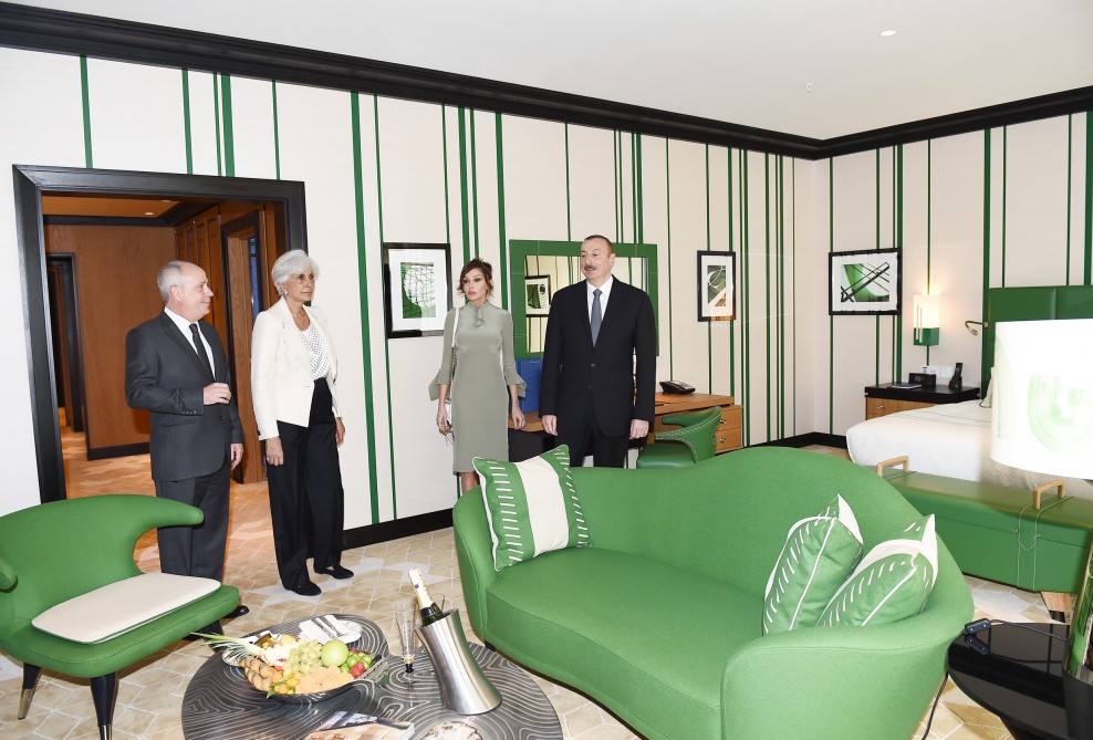 İlham Əliyev və xanımı Dinamo otelinin   AÇILIŞINDA - YENİLƏNİB- FOTOLAR