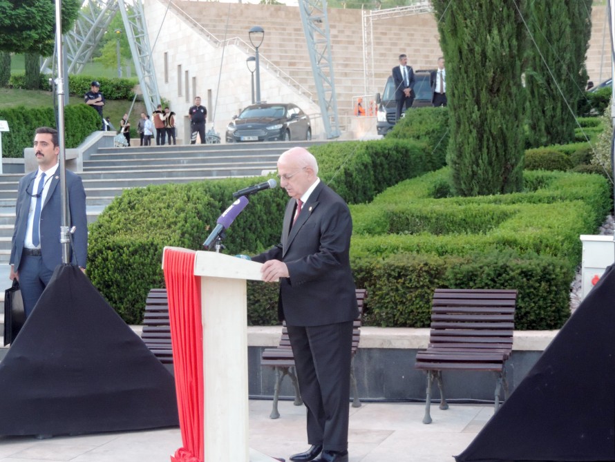 Ankarada Xalq Cümhuriyyətinin və Silahlı Qüvvələrimizin 100 illiyi   qeyd edildi - FOTOLAR