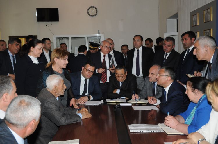 Məcburi köçkünlər yaxın vaxtlarda yeni mənzillərə köçürüləcək - FOTOLAR