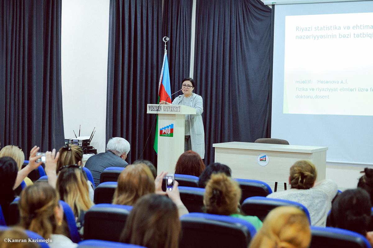 Qərbi Kaspi Universitetində riyaziyyat müəllimlərinin forumu   - FOTOLAR