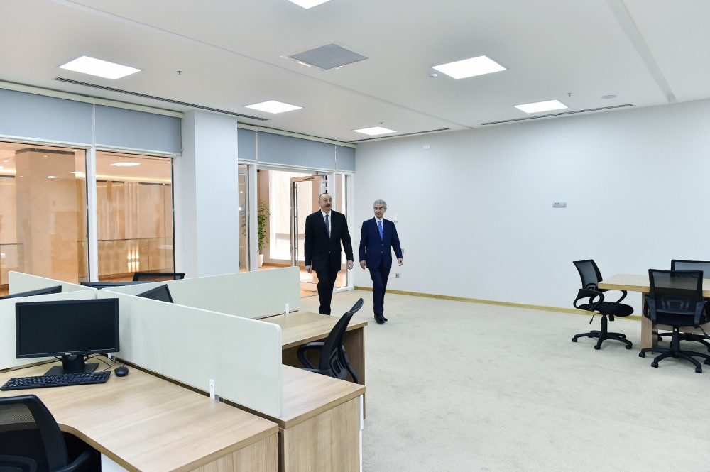  İlham Əliyev YAP-ın yeni binasının    AÇILIŞINDA - (FOTOLAR-YENİLƏNİB)