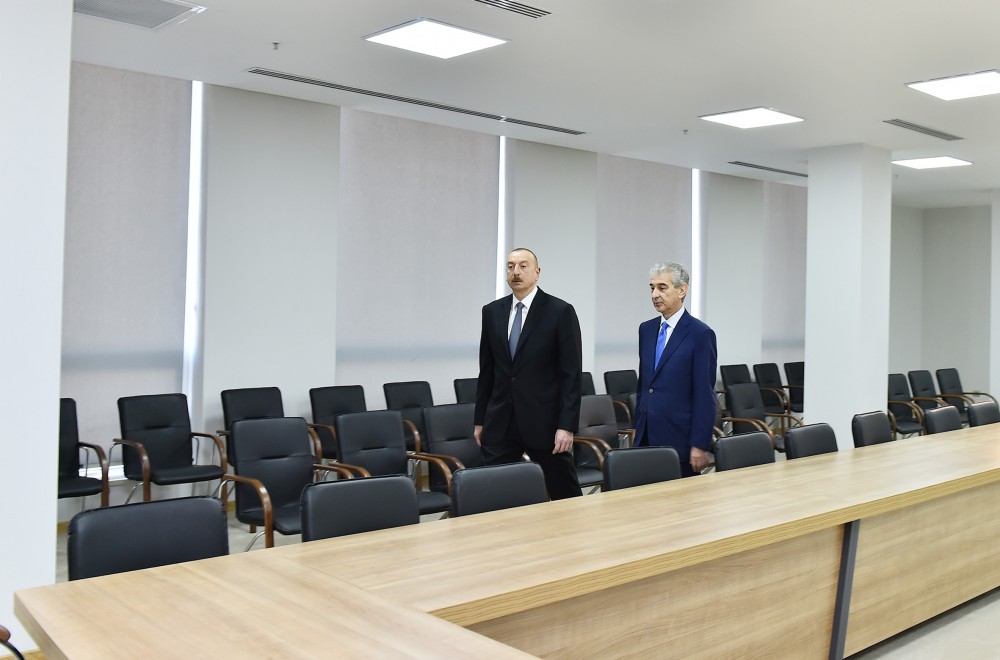  İlham Əliyev YAP-ın yeni binasının    AÇILIŞINDA - (FOTOLAR-YENİLƏNİB)