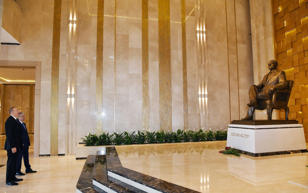  İlham Əliyev YAP-ın yeni binasının    AÇILIŞINDA - (FOTOLAR-YENİLƏNİB)