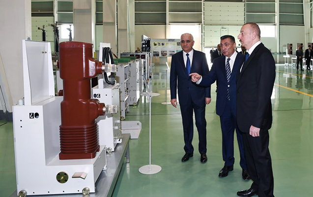 İlham Əliyev zavodun    AÇILIŞINDA (FOTOLAR-YENİLƏNİB)