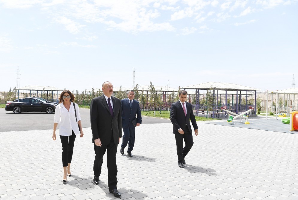 İlham Əliyev və birinci xanım   Qobu Parkda (FOTOLAR-YENİLƏNİB)