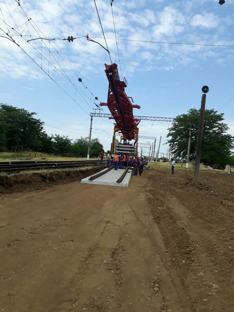 Salahlı stansiyasının baş yolları əsaslı təmir olunur   - FOTOLAR