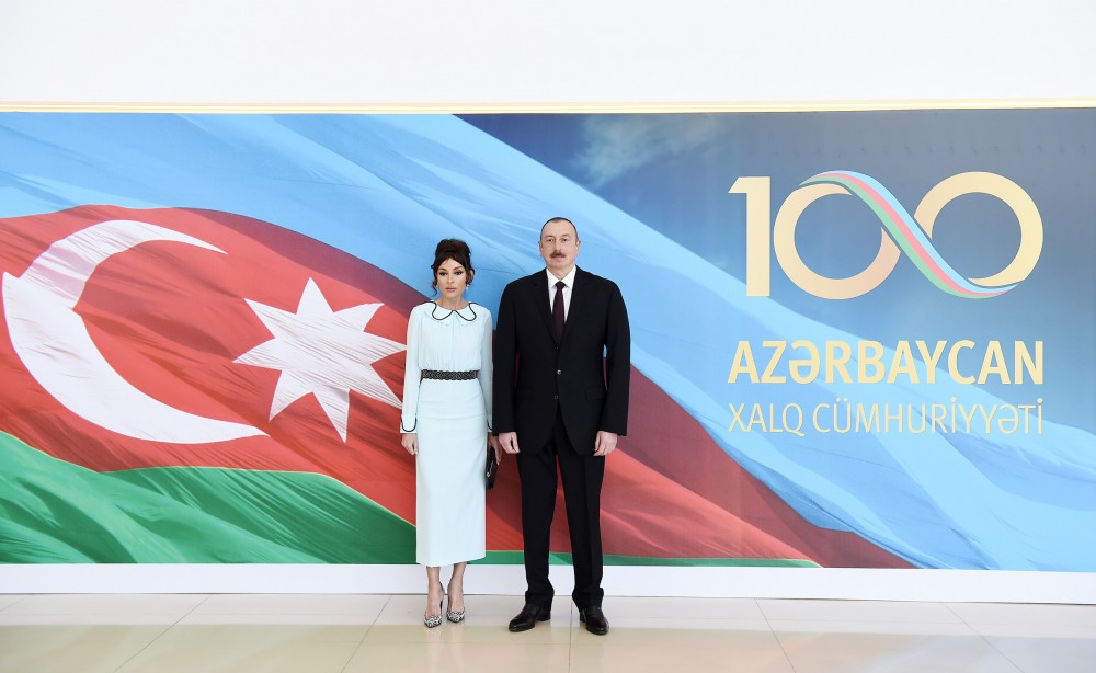 Cümhuriyyətinin 100 illik yubileyinə həsr olunan rəsmi qəbul keçirilir - FOTO (YENİLƏNİB)