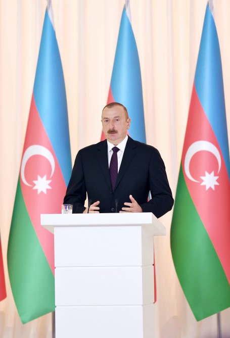 Cümhuriyyətinin 100 illik yubileyinə həsr olunan rəsmi qəbul keçirilir - FOTO (YENİLƏNİB)