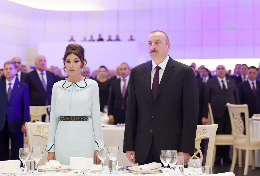 Cümhuriyyətinin 100 illik yubileyinə həsr olunan rəsmi qəbul keçirilir - FOTO (YENİLƏNİB)