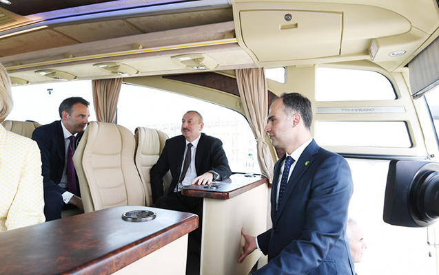 İlham Əliyev Cənub Qaz Dəhlizinin açılış mərasimində  - FOTOLAR