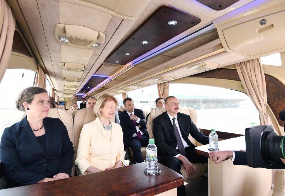 İlham Əliyev Cənub Qaz Dəhlizinin açılış mərasimində  - FOTOLAR