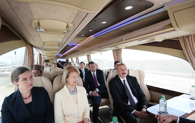 İlham Əliyev Cənub Qaz Dəhlizinin açılış mərasimində  - FOTOLAR