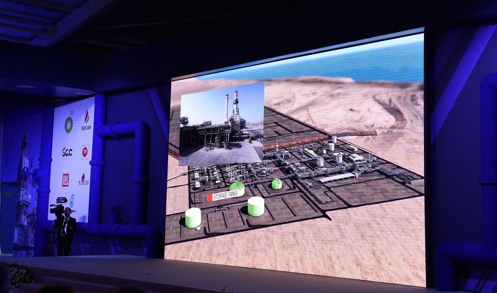 İlham Əliyev Cənub Qaz Dəhlizinin açılış mərasimində  - FOTOLAR