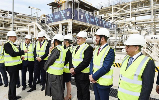 İlham Əliyev Cənub Qaz Dəhlizinin açılış mərasimində  - FOTOLAR