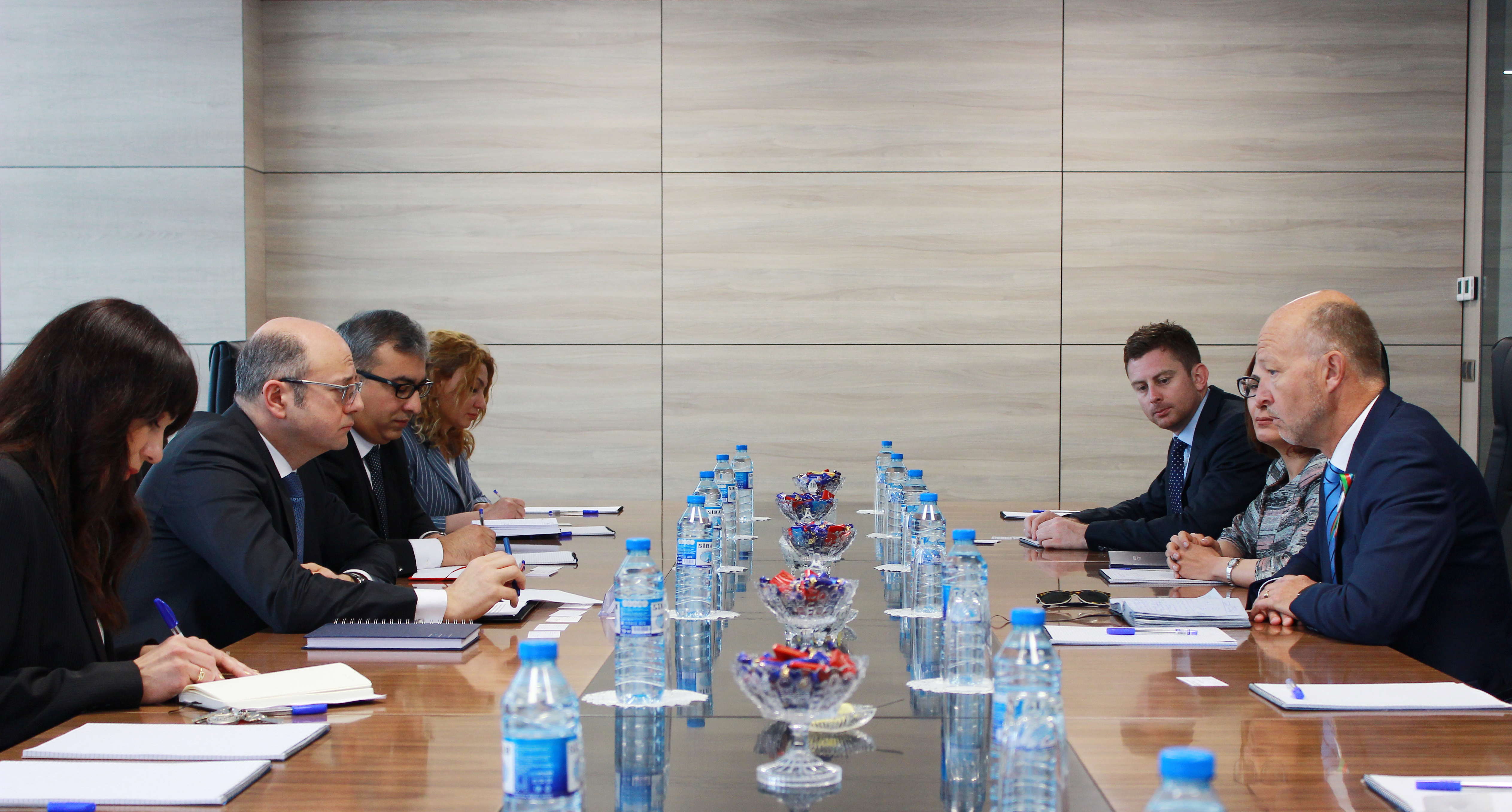 Pərviz Şahbazov Baronessa Emma Nikolsonu  qəbul etdi - FOTO