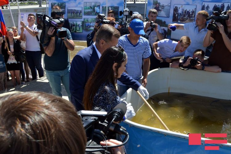 Leyla Əliyeva Rusiyada mərasimdə - FOTO